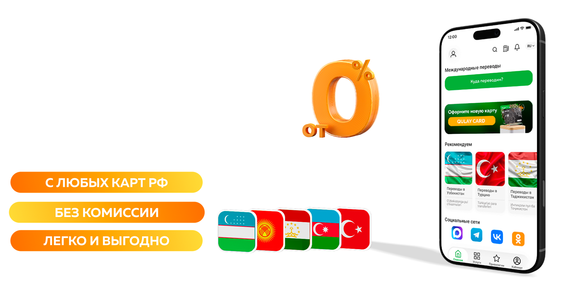Денежные переводы в приложении